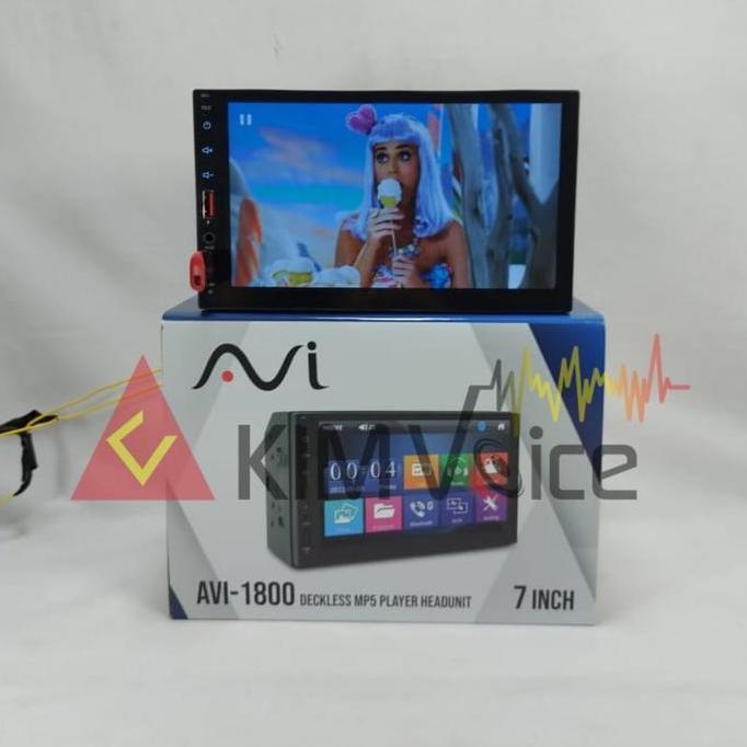 Head Unit Double Din Dekles MP5 AVI-1600DSB MKII + Kamera Mundur