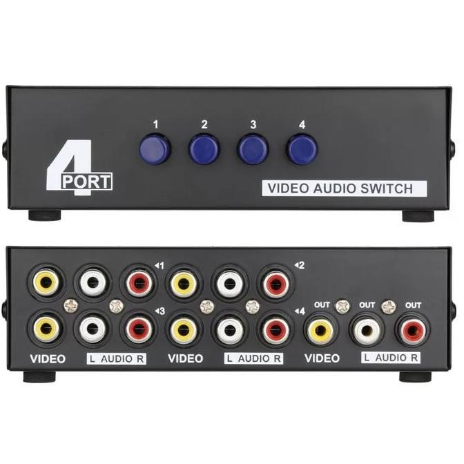 AV RCA Switch Selector 4 Port