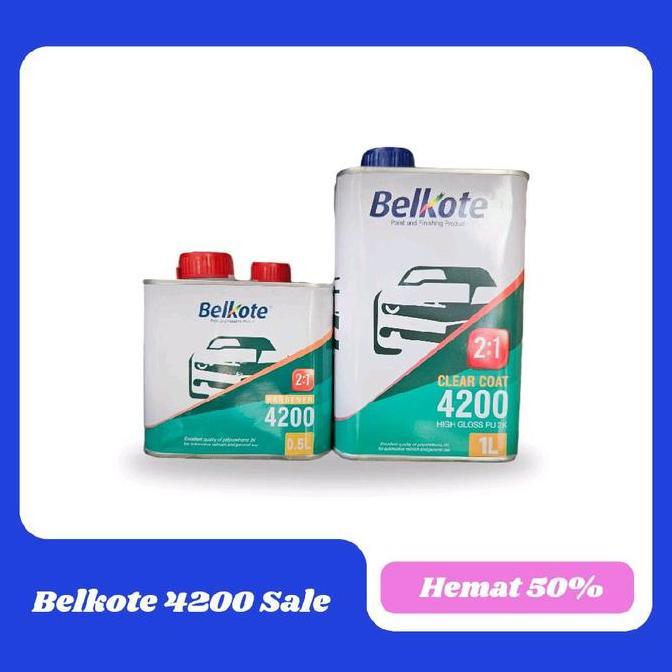 Cat Vernis PU Belkote 4200 Clear Gloss untuk Mobil - Paint, Car