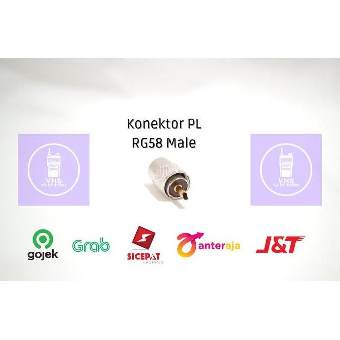 Konektor PL RG58 Konektor Kabel RG58
