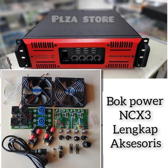 Ready Stock Bok Power Amplifier Ncx3 4Chanel Komplit Aksesoris Ukuran 3U Box Ncx3