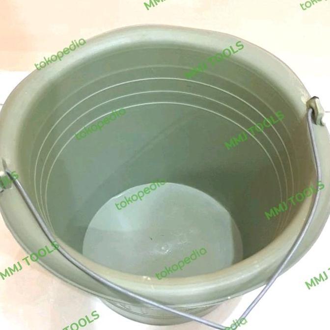 Ready Ember hijau kecil 14" - Ember cor hijau kecil - Ember kecil murah