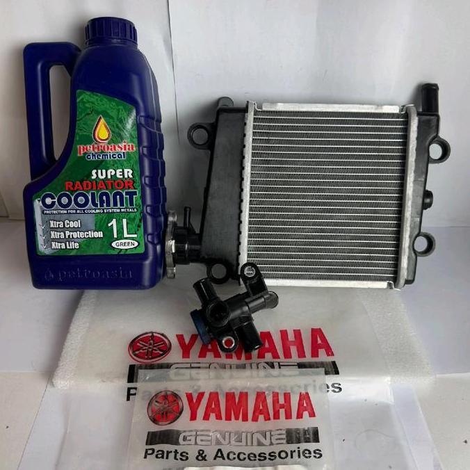 Paket Radiator (2DP) + Air Radiator + Termostat Buat Motor Yamaha Nmax dan Aerox