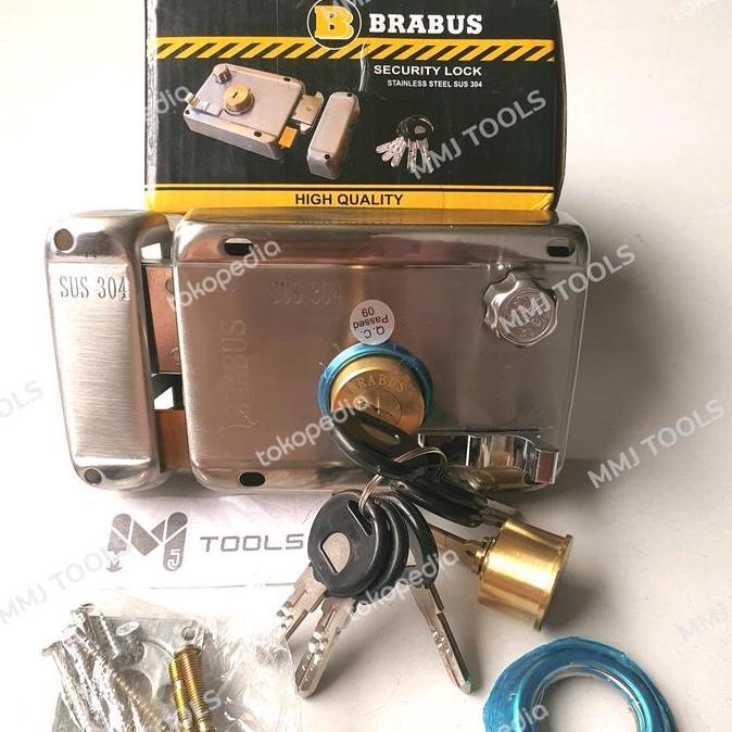 Ready Kunci Otomatis BRABUS - Kunci Pintu Geser Otomatis BRABUS Stainless