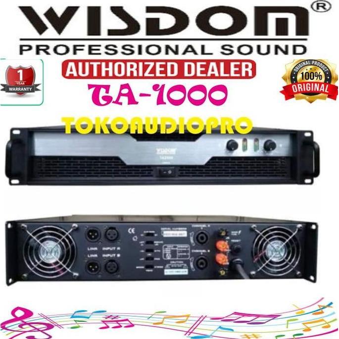 Ready Stock Power Wisdom Ta1000 Power Amplifier