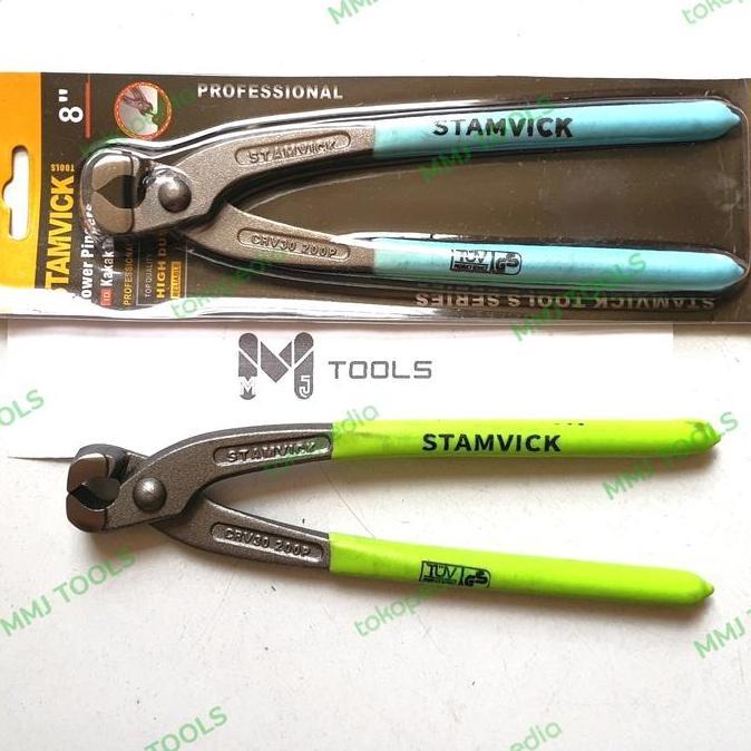 Ready Tang gegep STAMVICK 8" kpl kecil- Tang kakak tua STAMVICK 8" kpl kecil