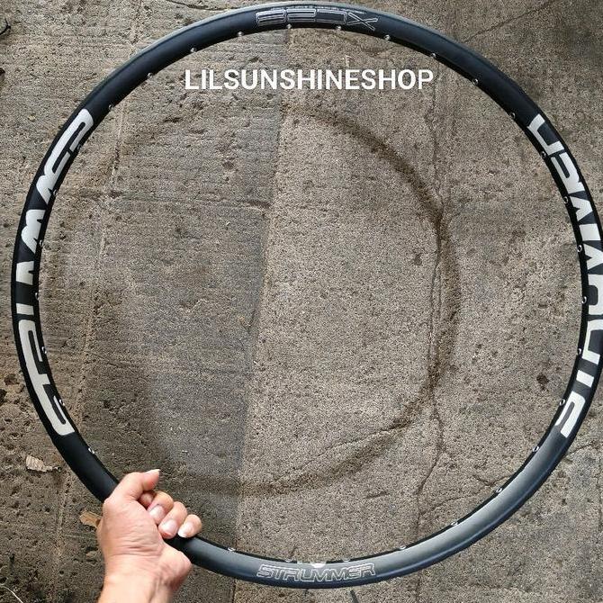 Rims Velg 27.5 STRUMMER XC28 Rim Lubang Ruji 32H Rivet Presta FV Tubeless Ready Double Wall Hole Mat
