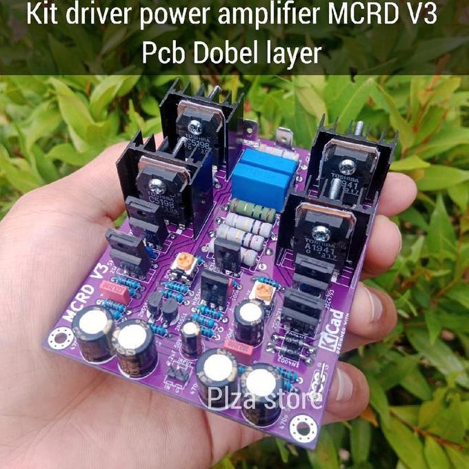 Ready Stock Kit Driver Mcrd V3 New Double Layer Komponen Original Kit Driver Power Amplifier Mcrd V3