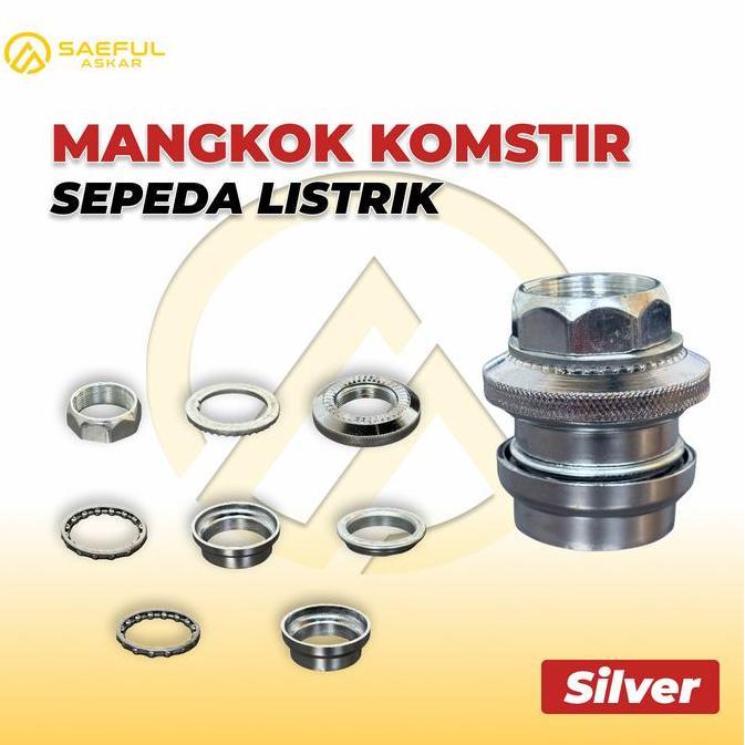 Head Parts Set / Komfork / Komstir / Mangkok Stir Sepeda Listrik