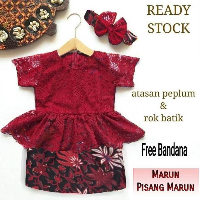 Kebaya Anak Perempuan 0-6Thn/Kebaya Wisuda Anak Tk/Baju Kartini Modern