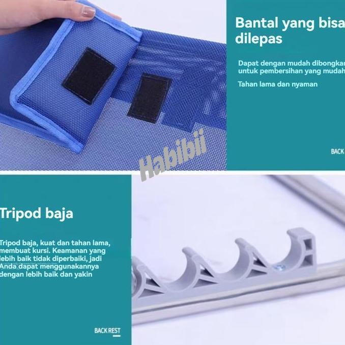 GASS.] HIGHLINE BACKREST LANSIA BACKREST LIPAT SANDARAN PUNGGUNG LANSIA RAK KURSI PASIEN LUMPUH PART