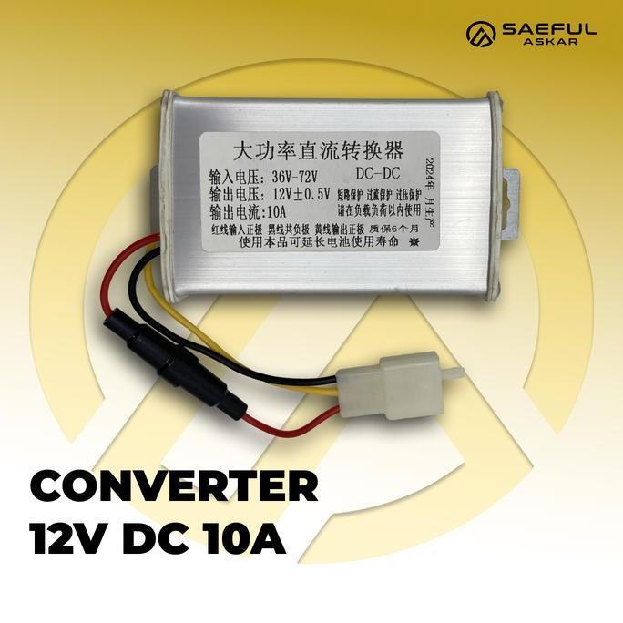 Converter / Step Down / Reducer DC to DC 36-72v ke 12v Sepeda Listrik / Motor Listrik