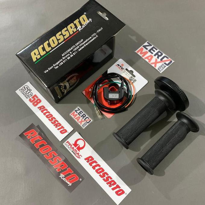 Paket Gas Spontan Accossato Italy Saklar Engine KTC Ninja 150RR 150 RR