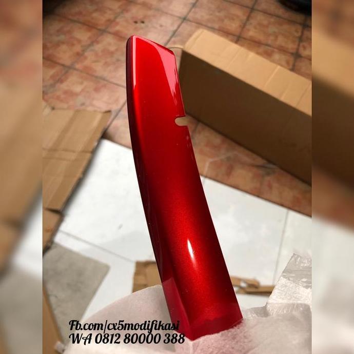 Garnish Plat Nomor CX5 cx-5 2017-2019 Warna Merah @cx5modifikasi
