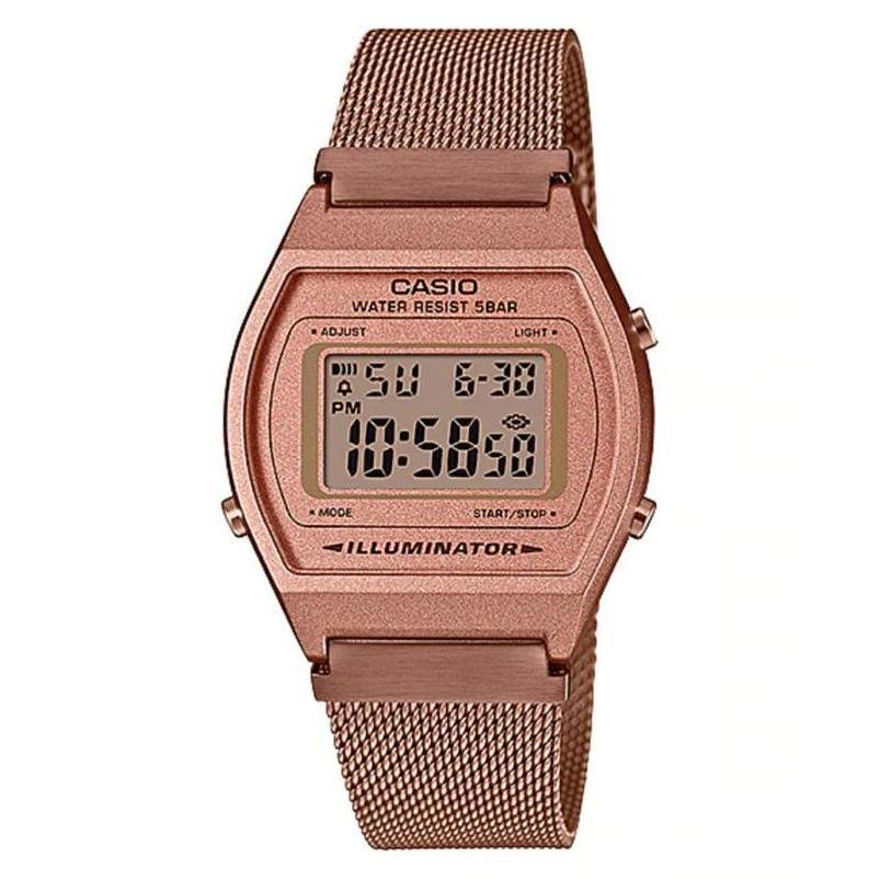 Jam Tangan Wanita CASIO Digital Strap Rantai Pasir B640WMR-5A Original