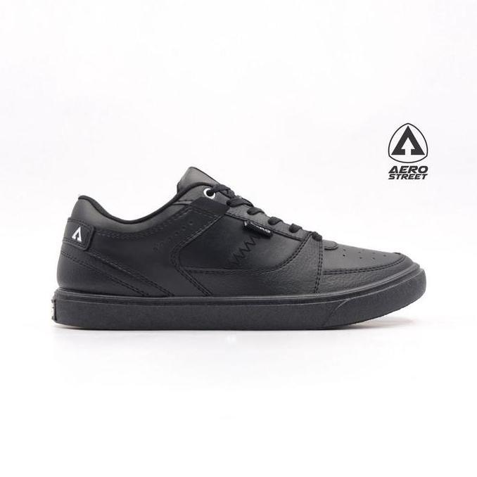 AEROSTREET HOOPS LOW HITAM HITAM / FULL BLACK 100% ORIGINAL