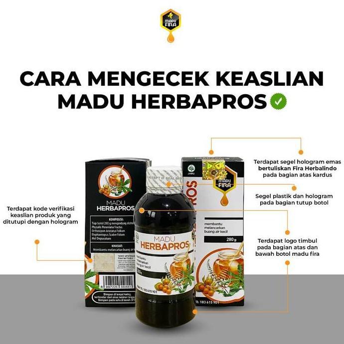 Madu Herbapros Obat Prostat Herba Pros Herbal Kencing Batu Prostatis