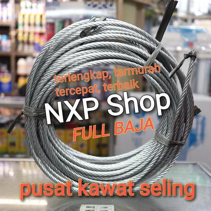 DAXZI kawat seling 3mm full baja / tali sling 3 mm full baja