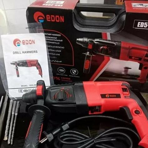 HATSUD MESIN BOR BOBOK BETON 3 FUNGSI HAMMER DRILL 3 FUNGSI 26MM ED5-2680