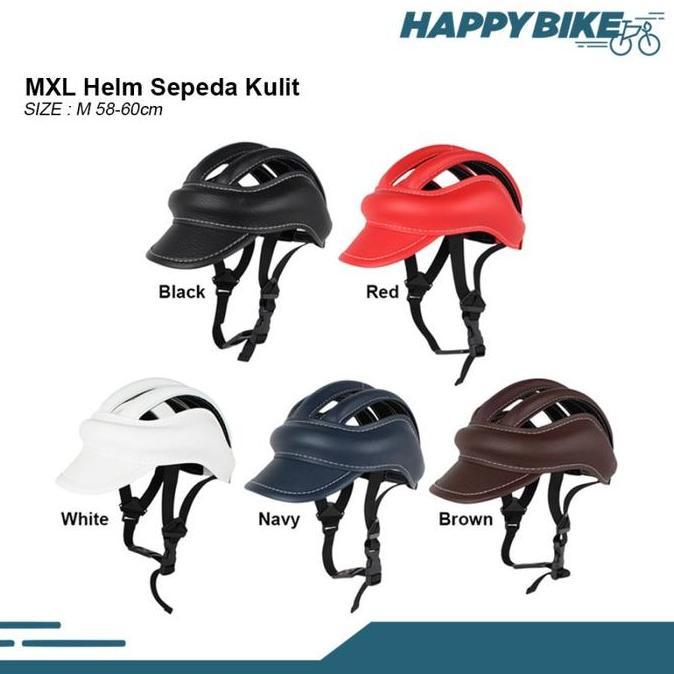 MXL Helm Topi Kulit Sepeda Bicycle Helmet Safety Dewasa Uni