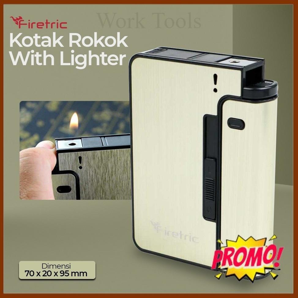 Kotak Bungkus Rokok Elegan Aluminium Cigarette Case