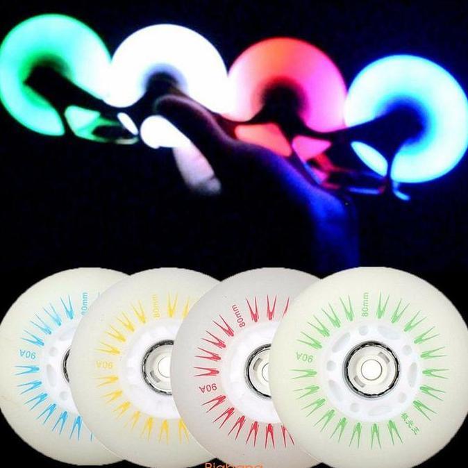Roda Sepatu Roda Inline Skate Led Non Brand