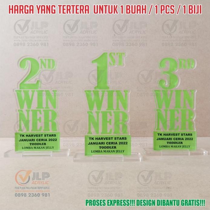 Plakat, Piagam, Plakat Penghargaan, Piagam Penghargaan Akrilik JLP030