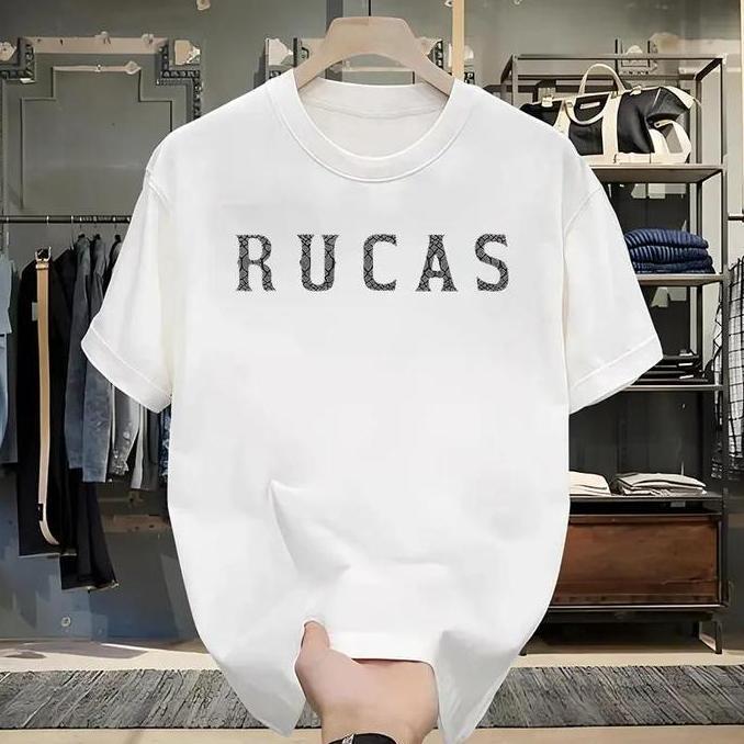 [Limited Edition] T-shirt RUCAS Idistropria/wanitapremium black Oblong Baju PolosKaos Cowok Keren Su