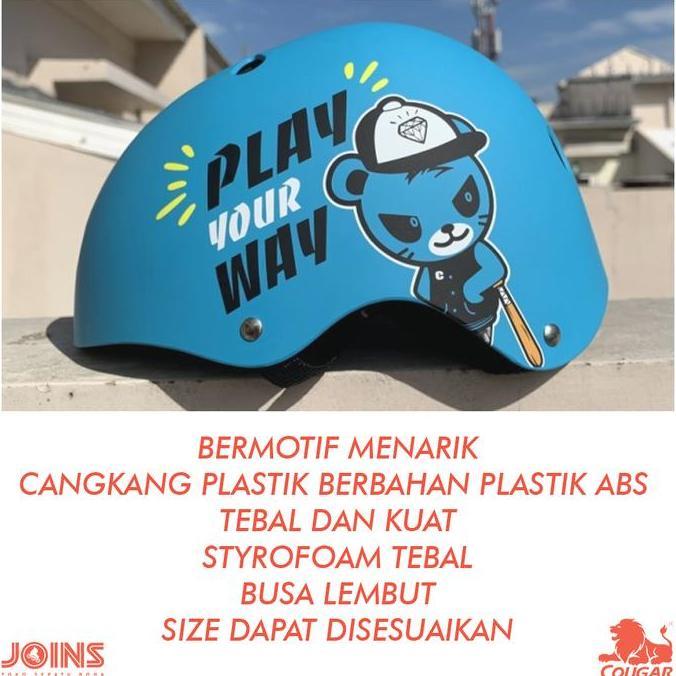 Helm Sepatu Roda Anak Cougar MT09