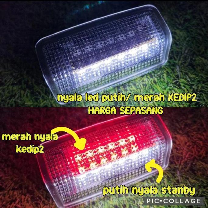 lampu door trim innova reborn 2016-up nyala lampu model shadow