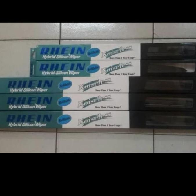 Terbaru.. Wiper Rhein Hybrid Silicon - Ukuran 14, 16, 18, 20, 22, 24, 26"-1 Set Siap Pakai