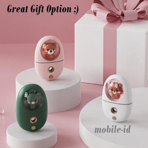 TERBARU Mini Nano Spray Boneka Gepeng 35ml Nano Mist Premium Nano Cute Nano Lucu [Anti Bocor]