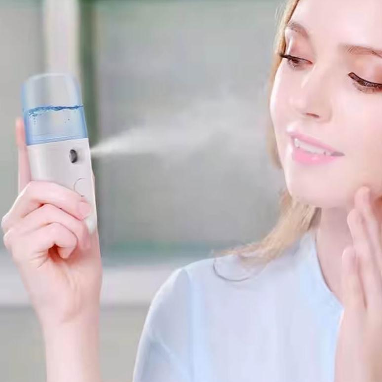 CUCI GUDANG Nano Spray Portable Mini Mist Sprayer USB Rechargeable Pelembab Perawatan Wajah
