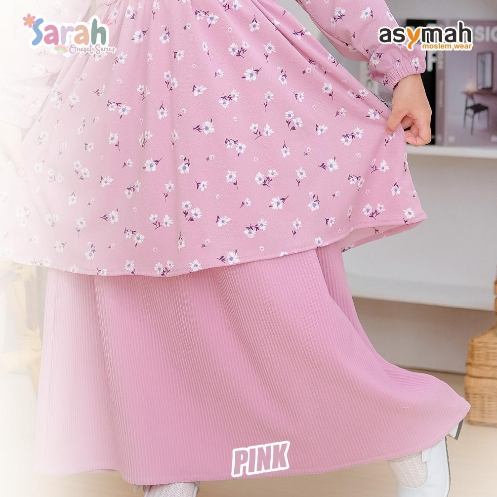 NEW ASYMAH - Baju Muslim anak perempuan usia 2 sampai 10 tahun - One set muslim rok Sarah Series