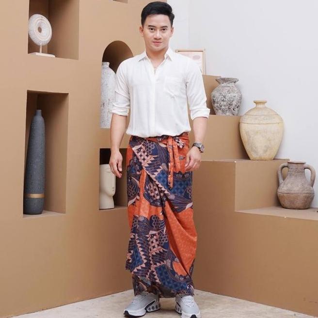 GRANITO.ID - SARUNG SRIKANDI Kawung Batik pria wanita sarung rok lilit tenun asli sumba toraja jepar