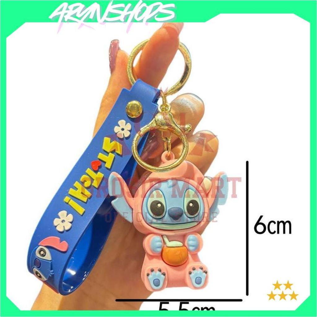 GM Gantungan Kunci Stitch / Ganci Stitch  / Ganci Boneka Stitch / Gantungan Kunci Boneka Stitch  / K