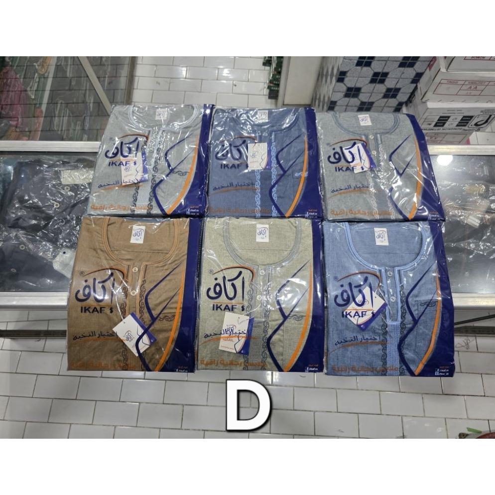 Hot Product Jubah Ikaf Gamis Ikaf Pria Saudi Dewasa Katun Lengan Pendek Original