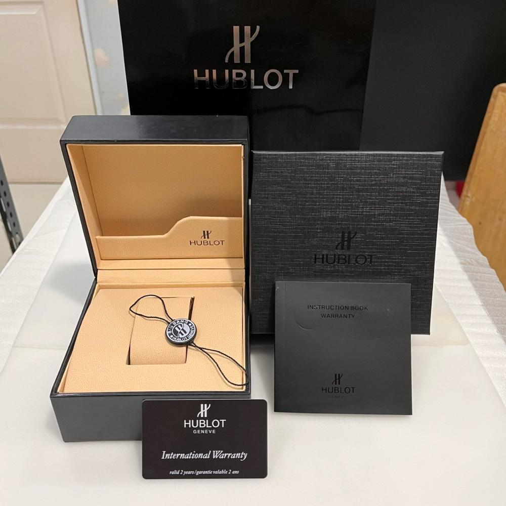 Kotak Box Jam Tangan Hublot Mewah Tempat Jam HB Include Book, Card, Tag & Paperbag Diskon