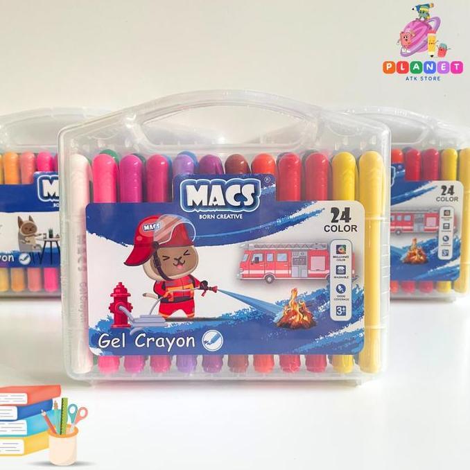 MACS Gel Crayon - 24 Warna