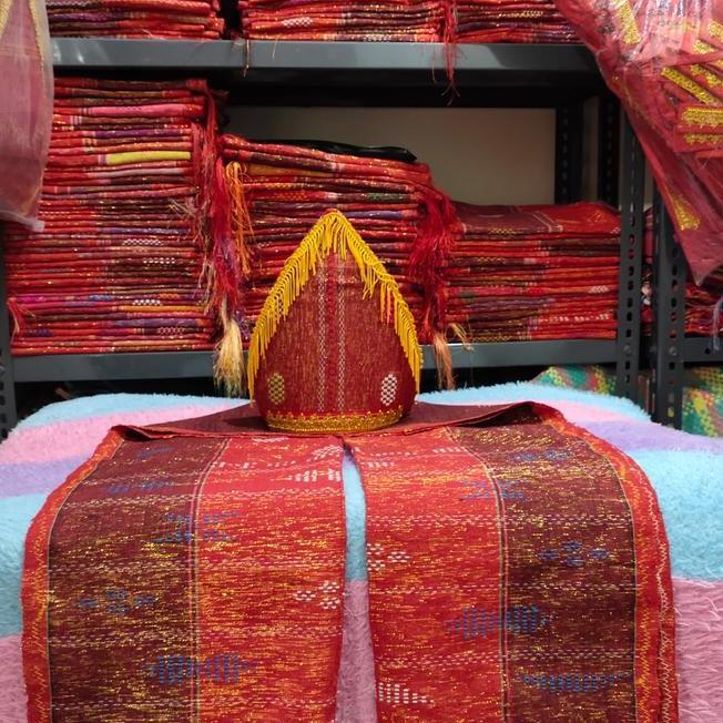 Paket 2 Ulos Sadum Topi Anak Sartopi Ulos Toba Batak