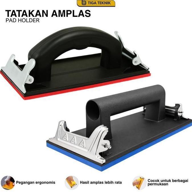 LORASTA Pegangan Amplas Pad Amplas Tangan Tatakan Gagang Amplas Lembaran Klip Penjepit