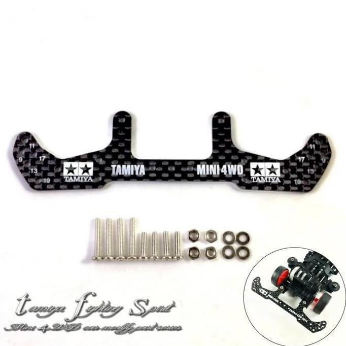 Buana.Metkoljaya - Rep Akar Tamiya Carbon Multi Roller / Akar Tamiya Mini 4Wd 95478 Carbon 1.5Mm - F