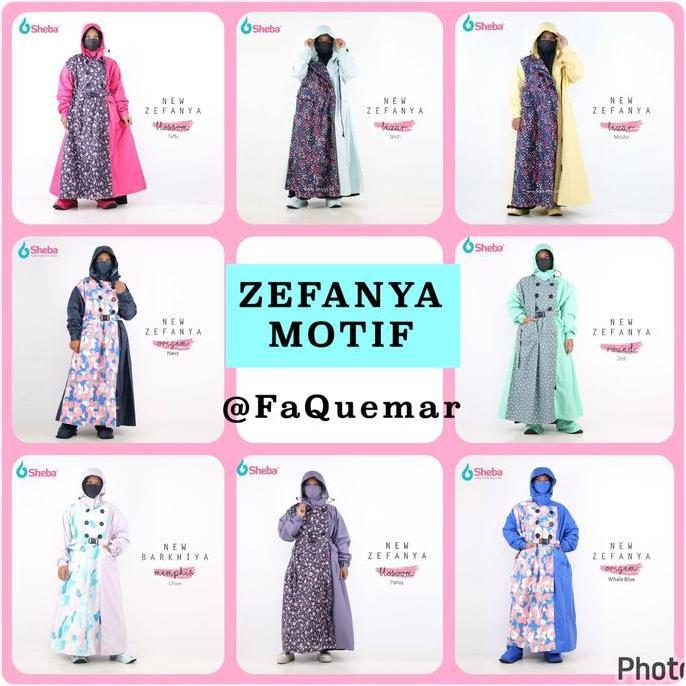 Jas Hujan Sheba Zefanya Gamis Terusan