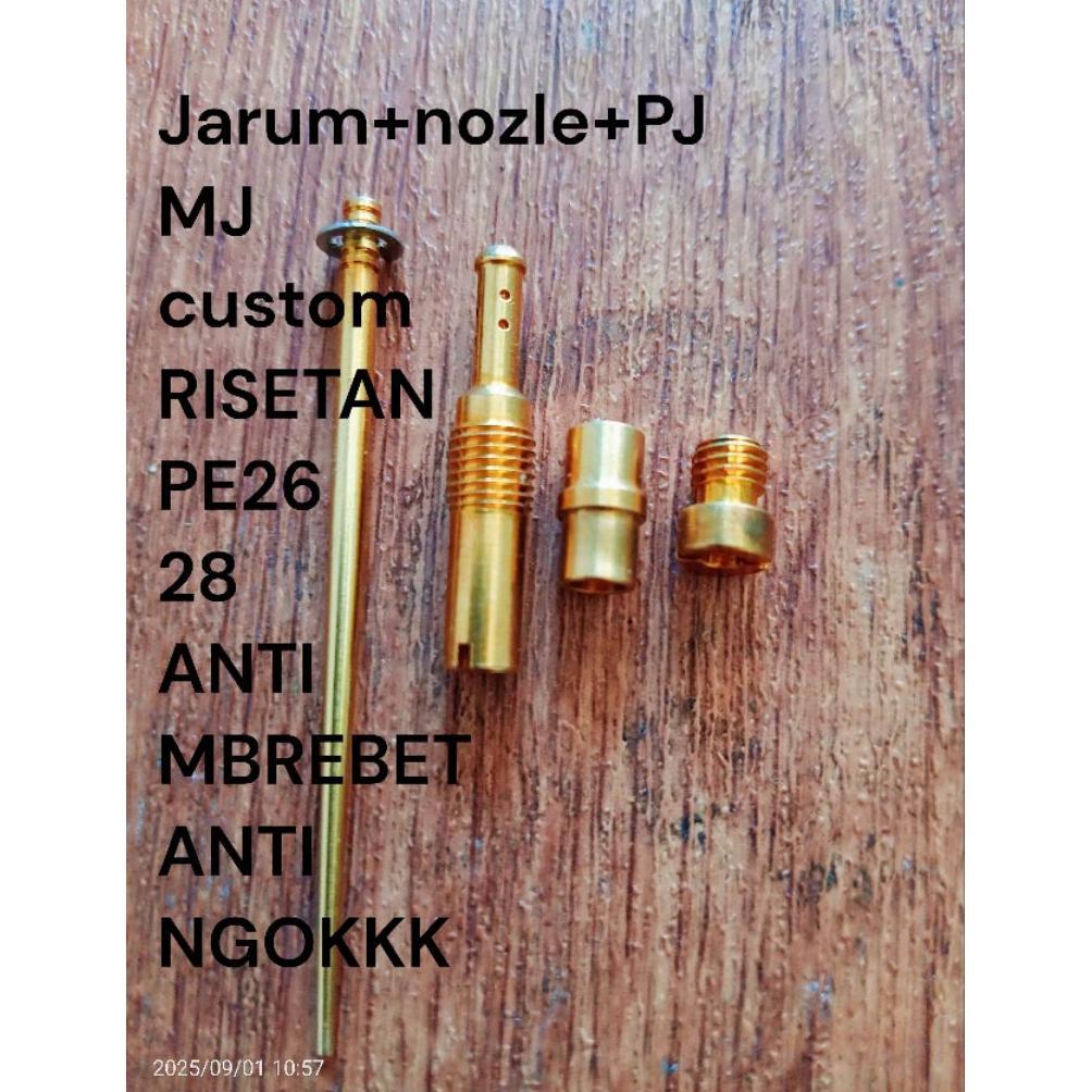 KAMPOENGREADY ANTI NGOK/MBREBET JARUM NOZZLE MODIF KARBURATOR PE28, PE26, PE24 VIRAL