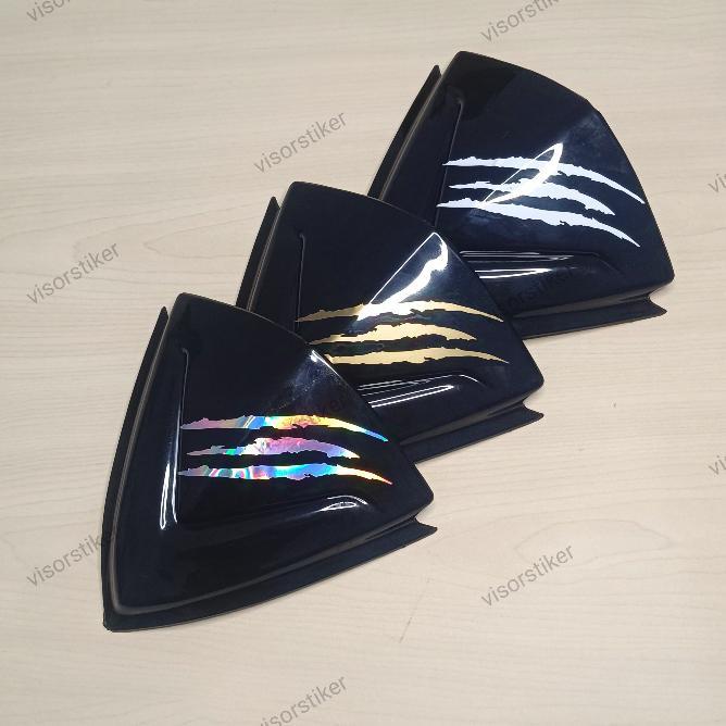 CHACHASQUARE VISOR BEAT KARBU BEAT OLD MIO SPORTY MIO SOUL KARBU MIO M3 STIKER LOGO WINDSHIELD HONDA