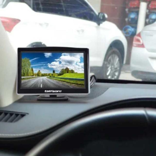 Monitor Rear View Parkir Mobil TFT LCD 5 Inch TV Mini TV Kecil TV Mobil [Anifki19]