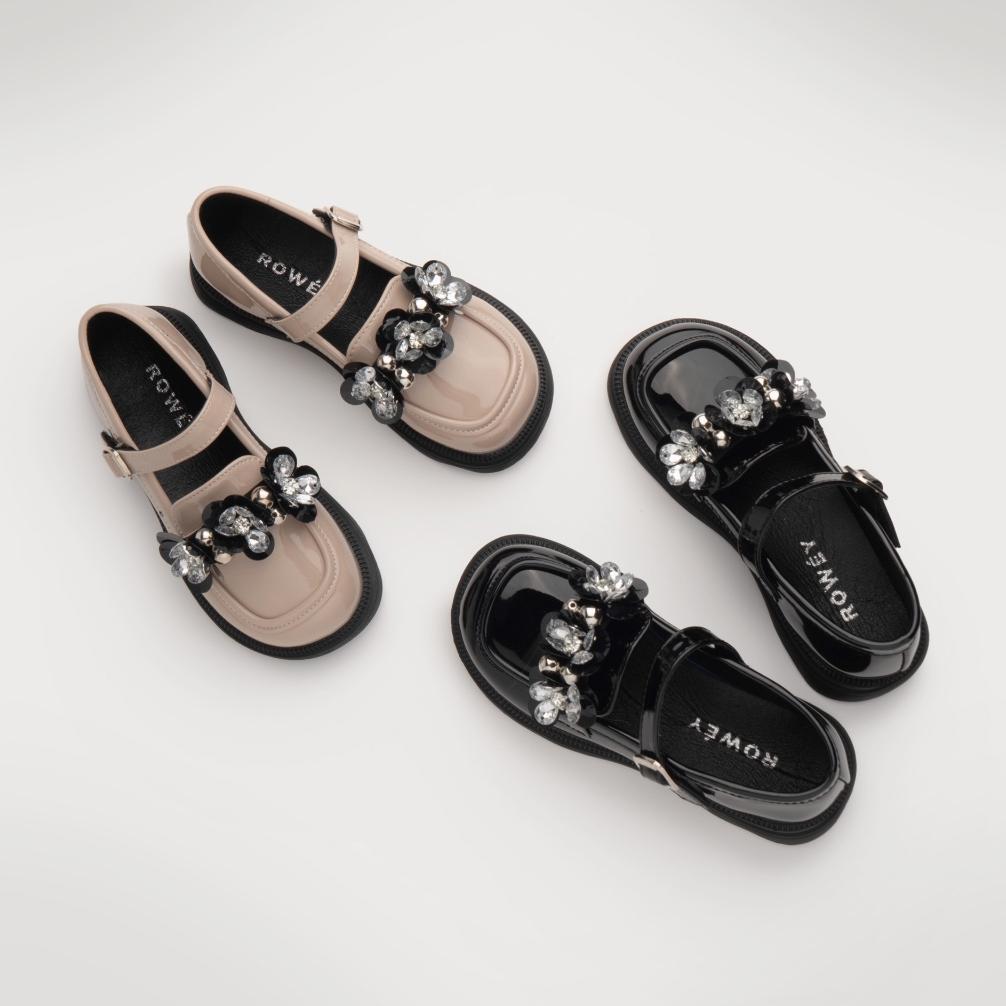 Hot Sale Rowey Sepatu Anak Boot Perempuan Korea Ploy Kulit Sintetis