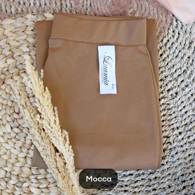 OOTD Rok Wanita Scuba Latex ROK Span Panjang Belahan Belakang - , Maxi, Dewasa, Karet, Hitam, Kerja 