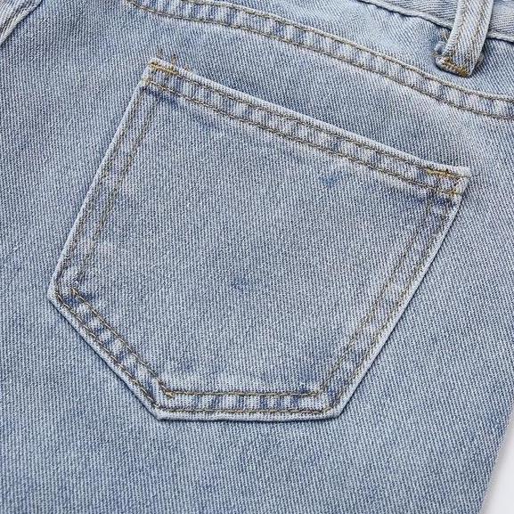 UPFRADE STYLE  Celana Panjang HW Kulot Baggy Jeans Ripped Sobek Lutut Boyfriend  Korea Style Jeans W