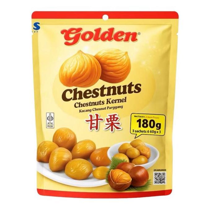 Golden Chestnuts Kernel / Golden Kacang Chesnut Panggang / Kacang Chestnut Golden